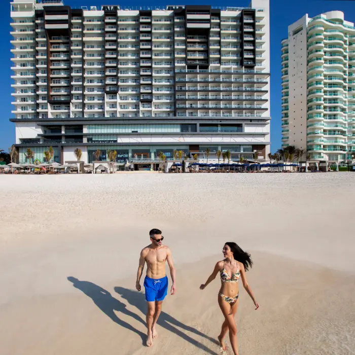 couple on the beach at Royalton CHIC Cancun