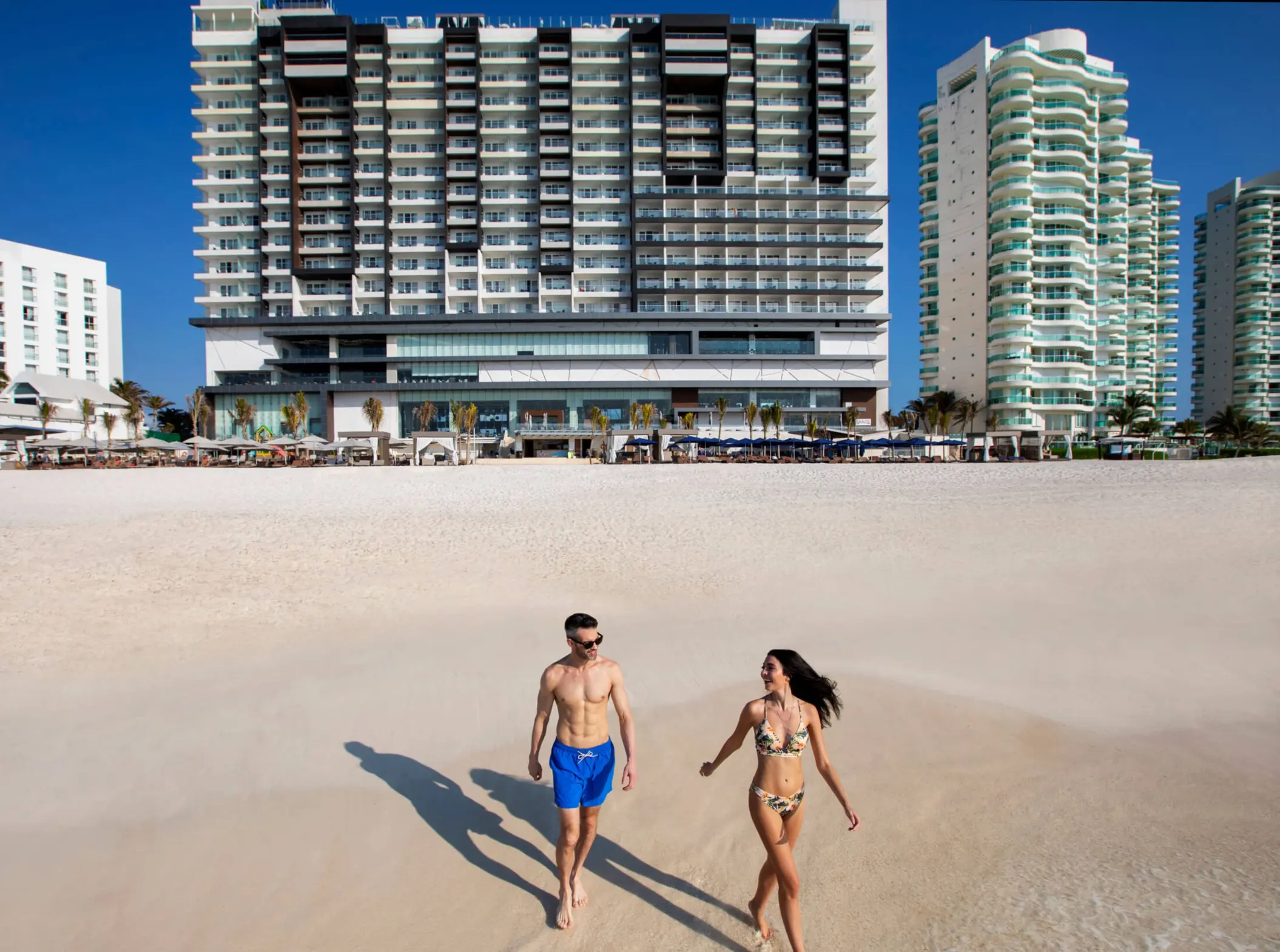 couple on the beach at Royalton CHIC Cancun