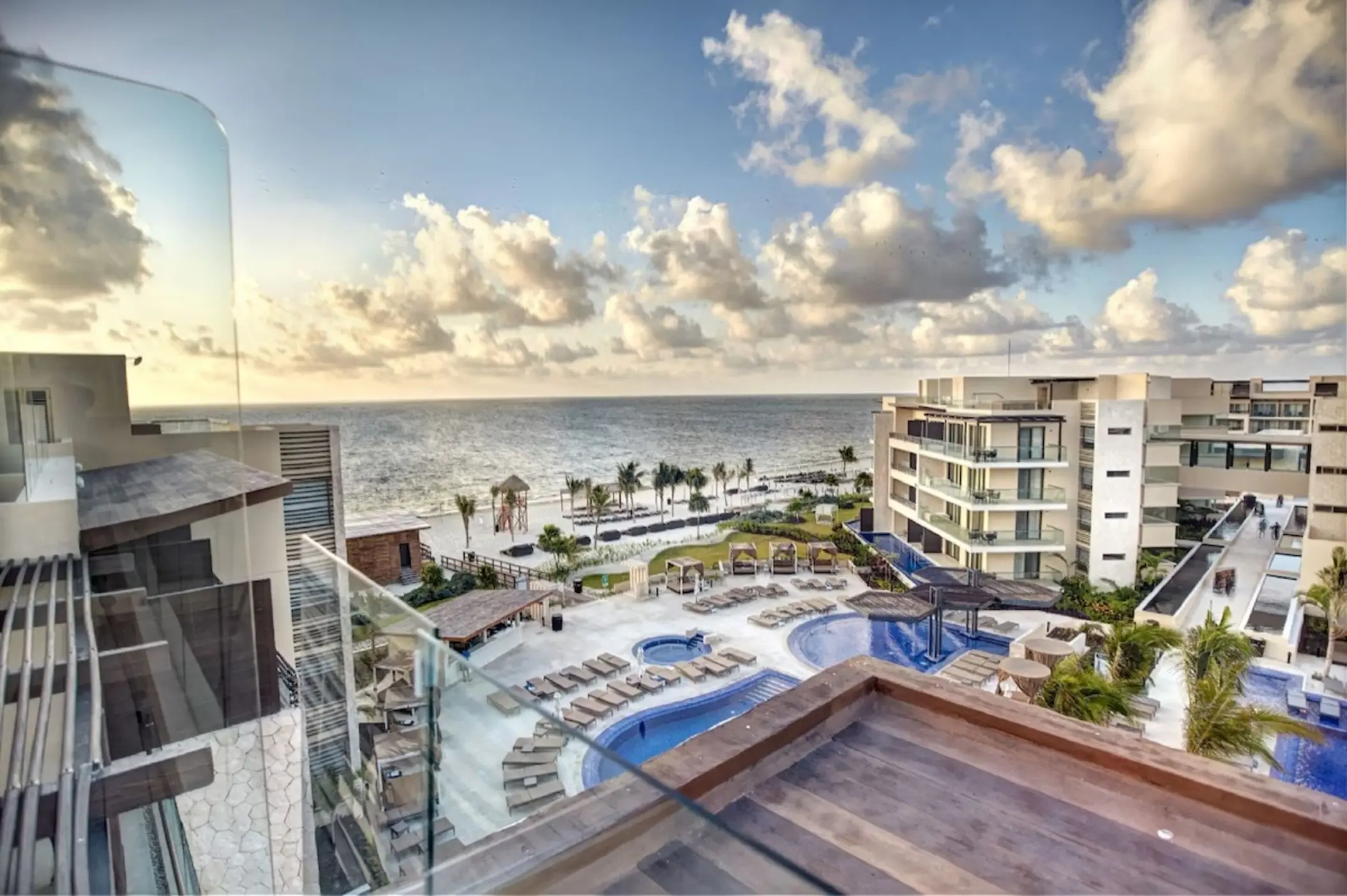 aerial view of Royalton Hideaway Riviera Cancun