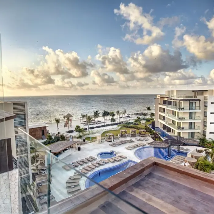 aerial view of Royalton Hideaway Riviera Cancun