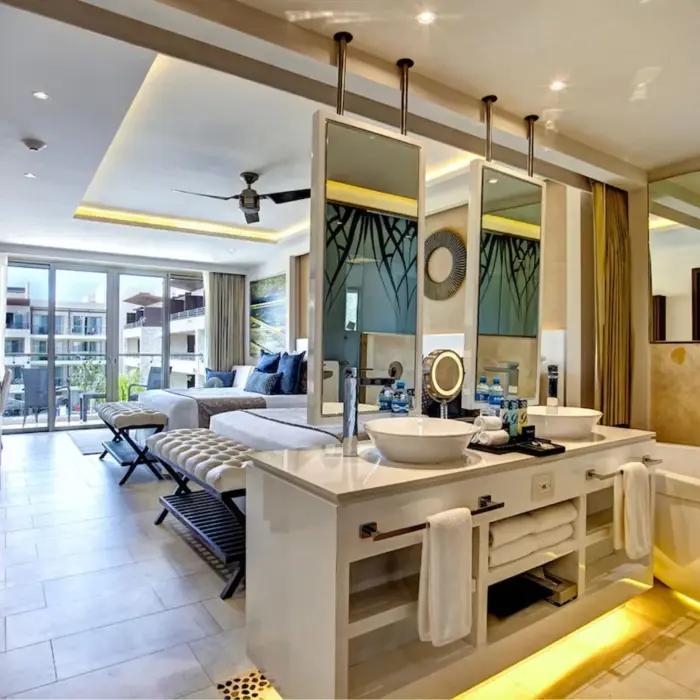 suite with two beds at Royalton Hideaway Riviera Cancun