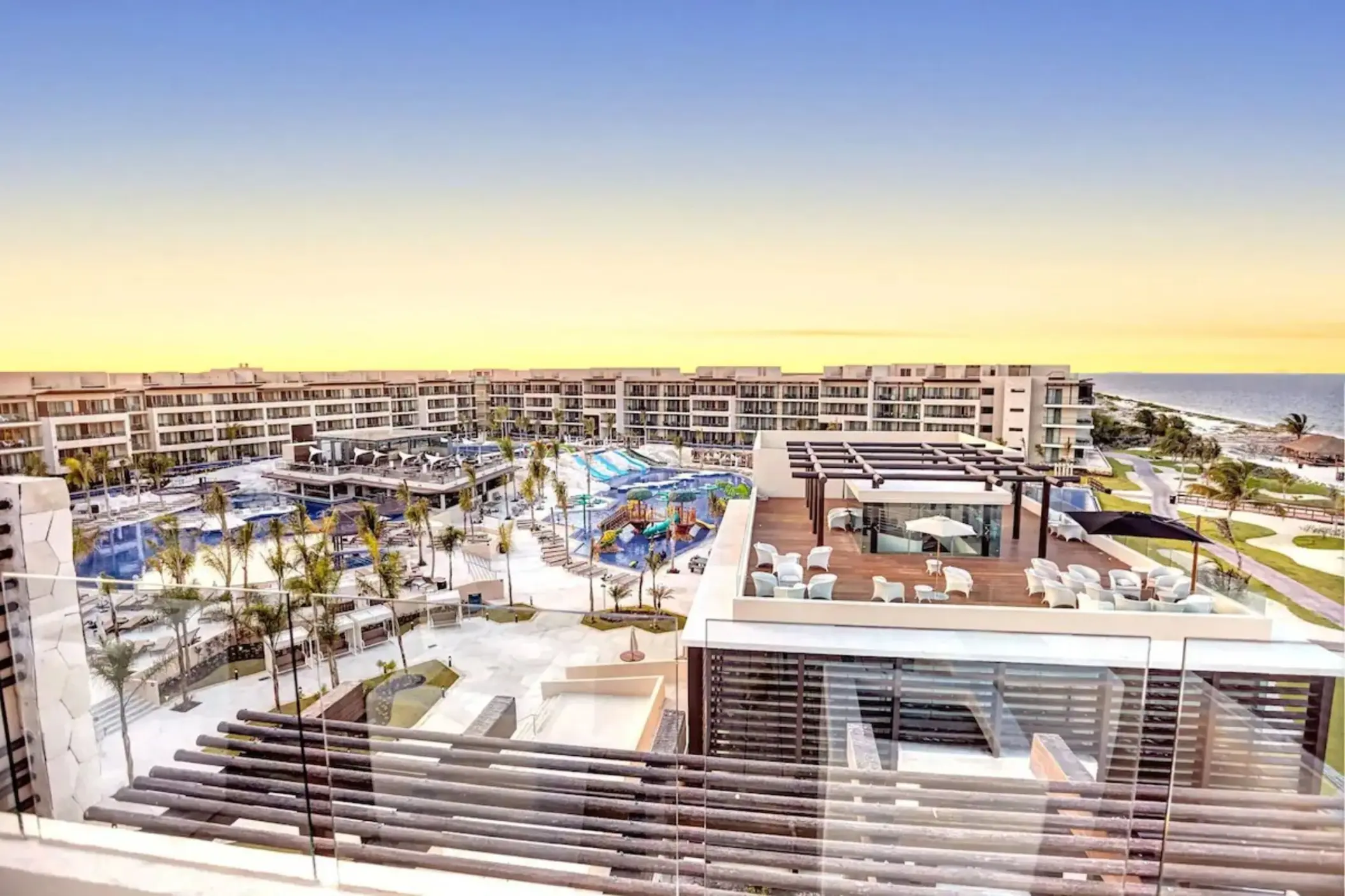aerial view of Royalton Riviera Cancun