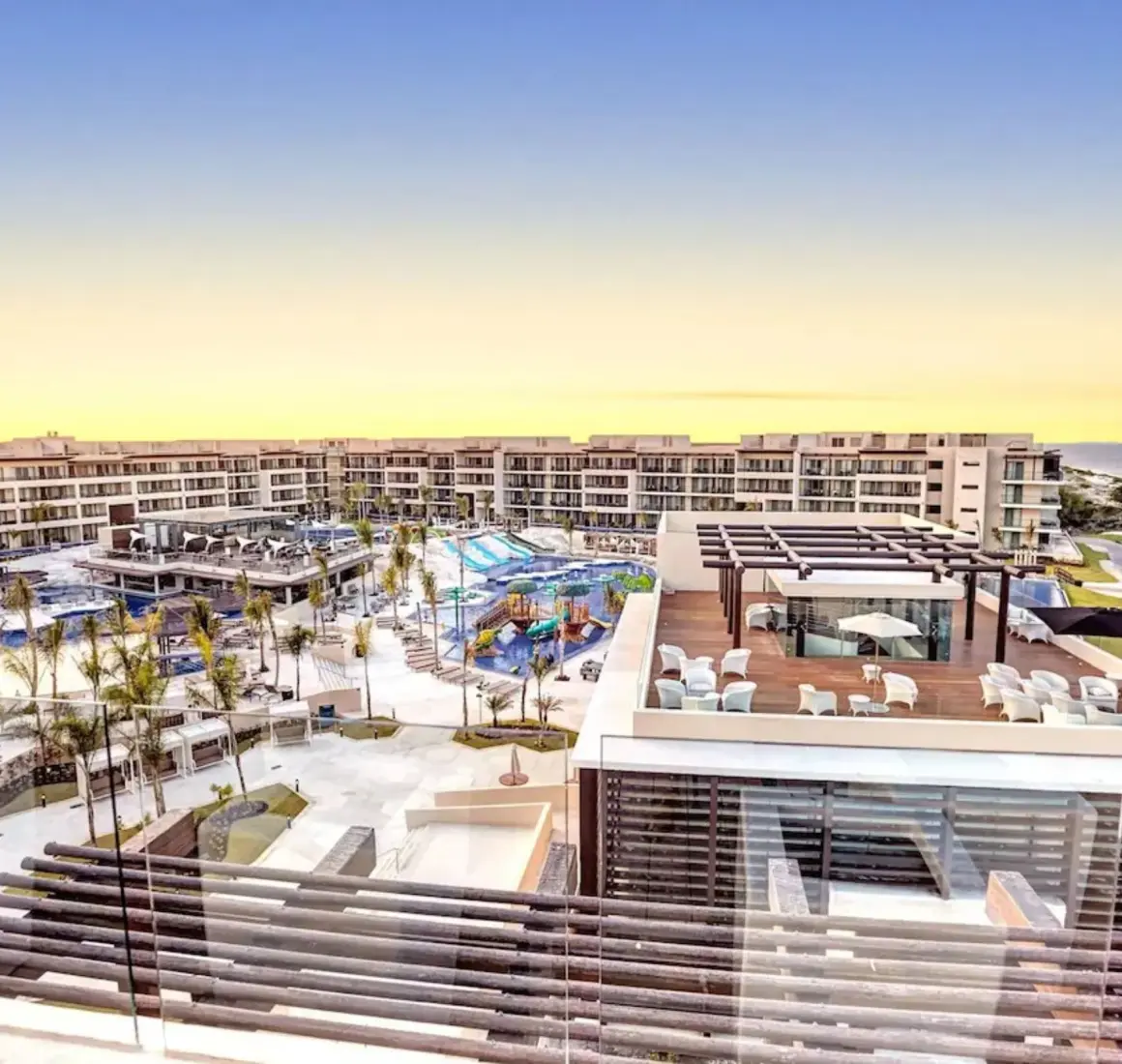 aerial view of Royalton Riviera Cancun