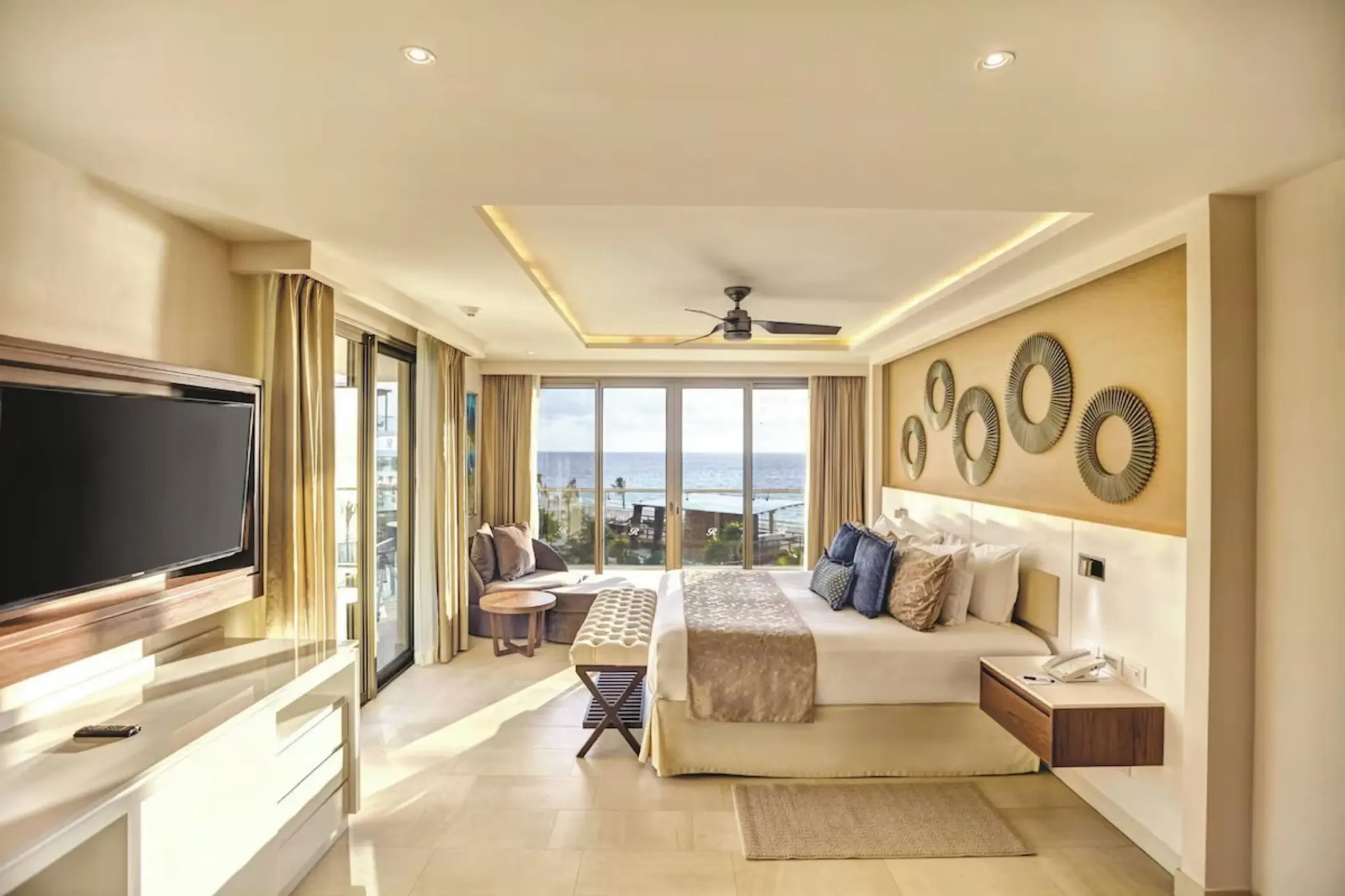 ocean view suite at Royalton Riviera Cancun