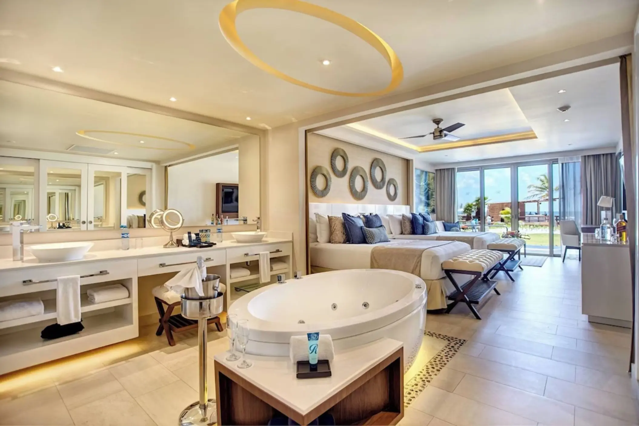 suite with two beds at Royalton Riviera Cancun