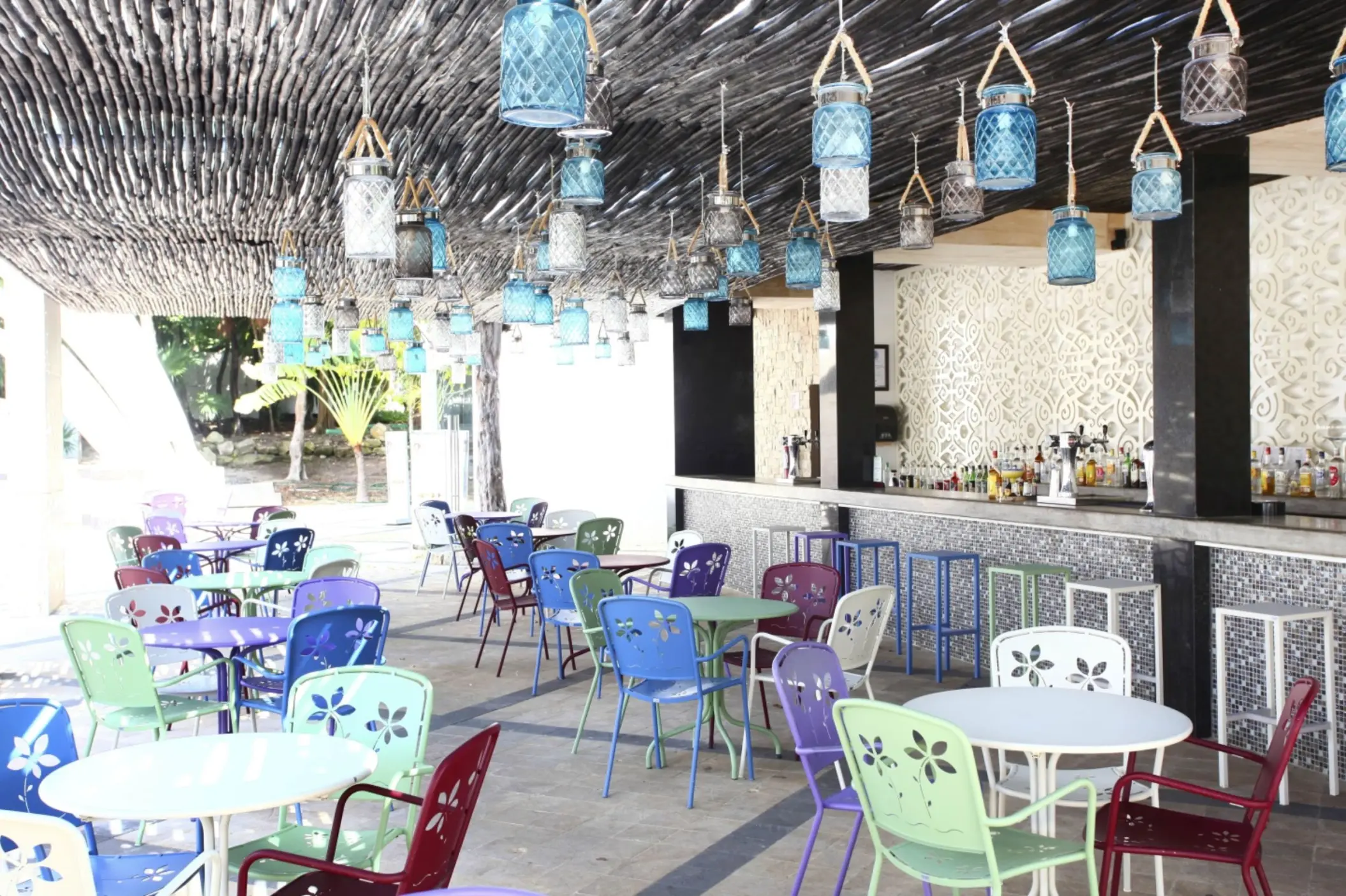 bar at Sandos Playacar