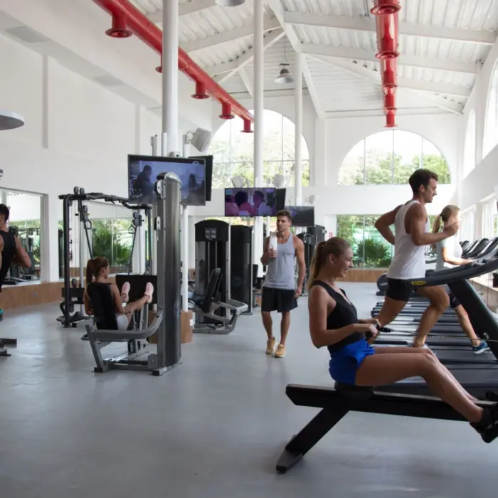 gym at Sandos Playacar