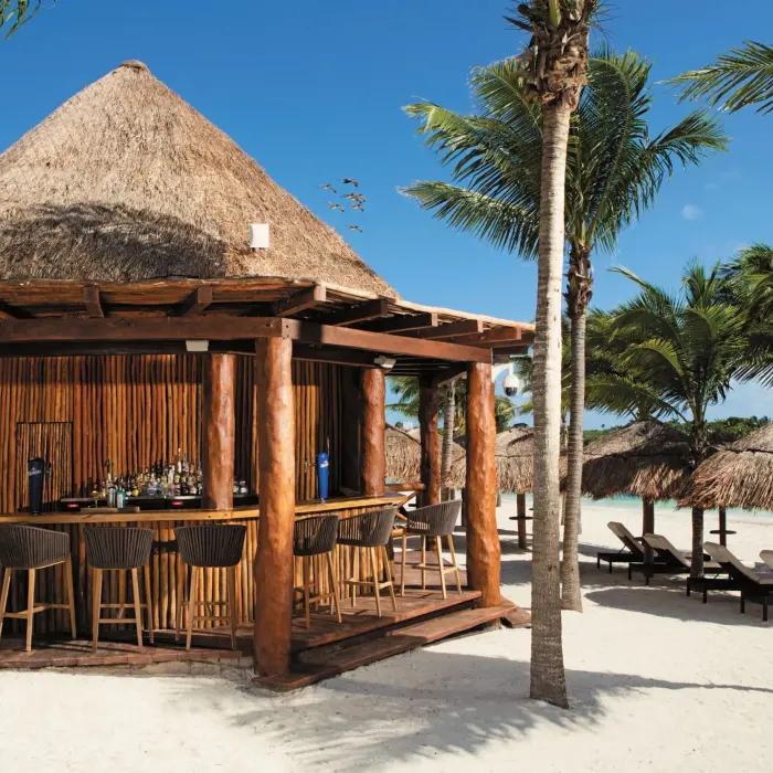 barracuda beach bar at Secrets Akumal Riviera Maya