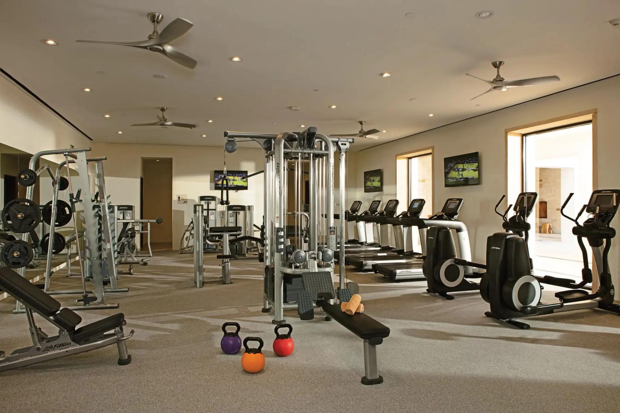 fitness center at Secrets Akumal Riviera Maya