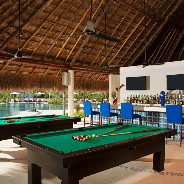 halftime sports bar at Secrets Akumal Riviera Maya