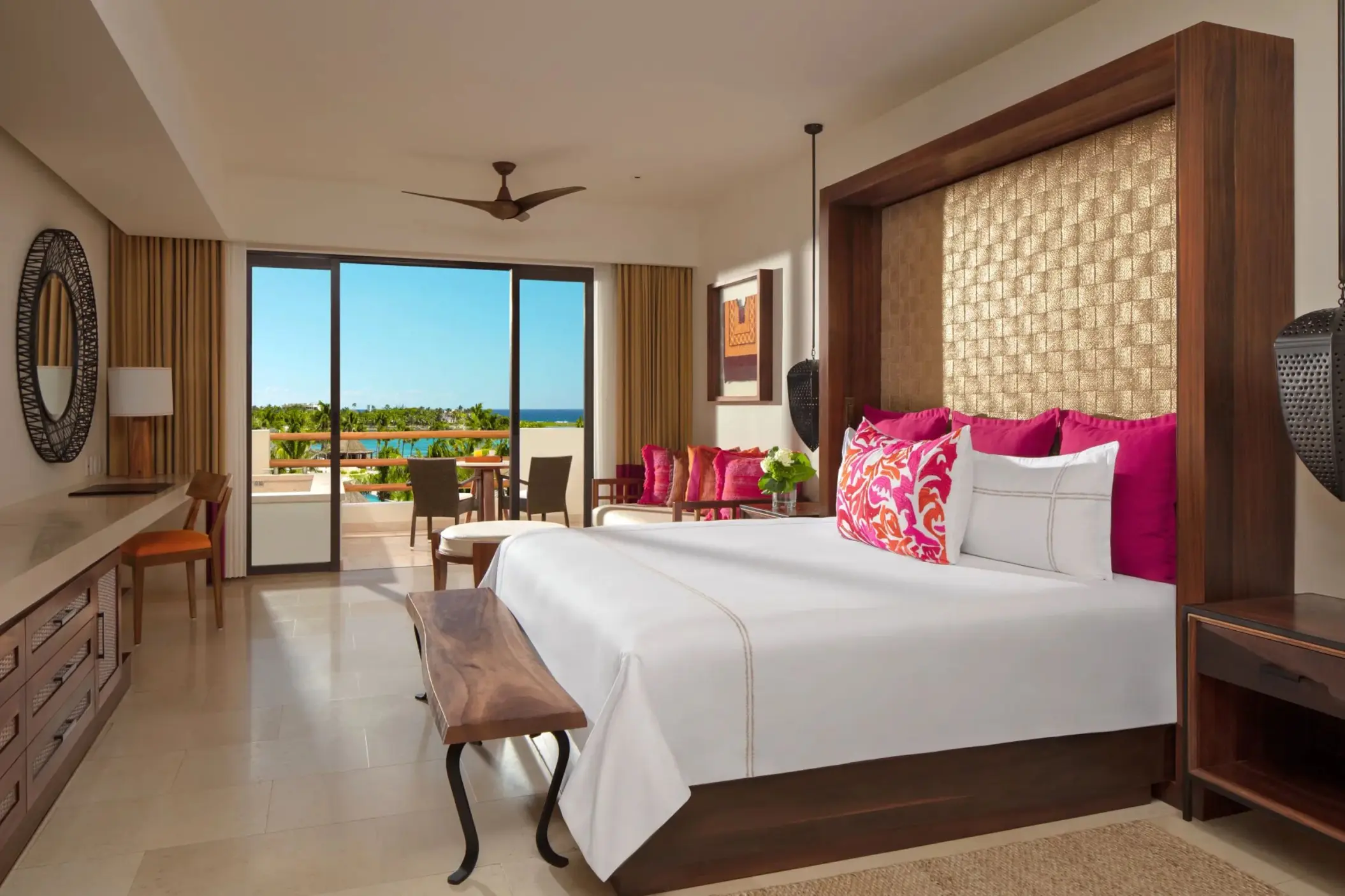 preferred club junior suite ocean view at Secrets Akumal Riviera Maya