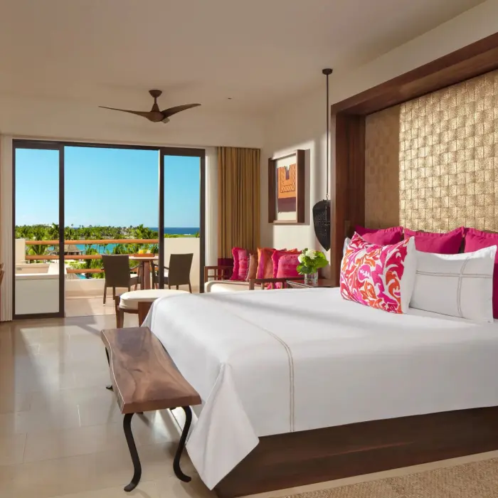 preferred club junior suite ocean view at Secrets Akumal Riviera Maya