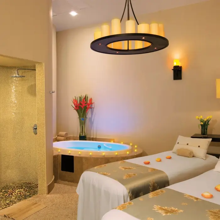 couples massage suite at the spa at Secrets Maroma Beach Riviera Cancun