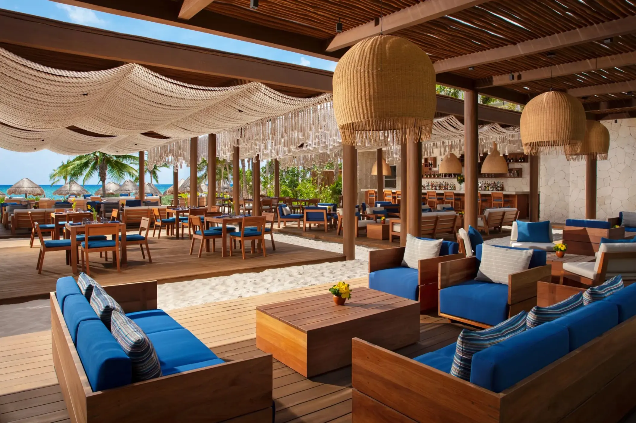 preferred club beach club at Secrets Maroma Beach Riviera Cancun
