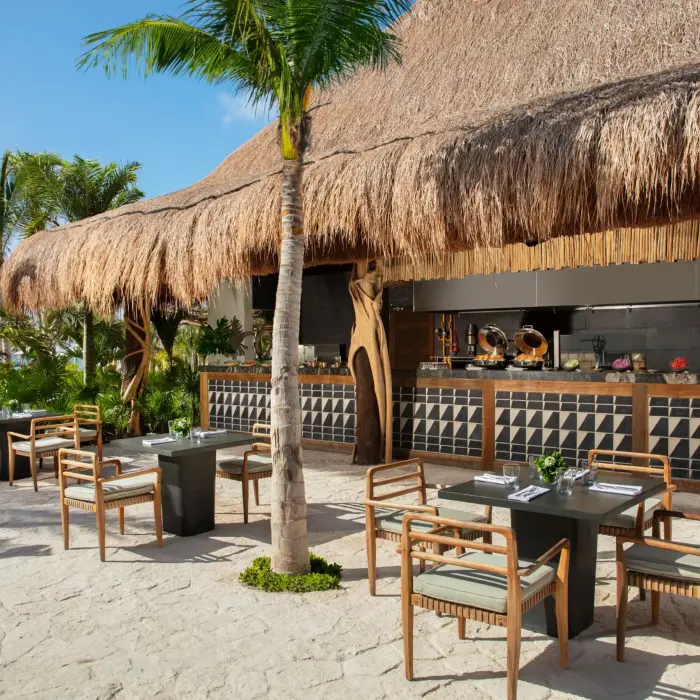 barefoot grill restaurant at Secrets Moxche Playa Del Carmen