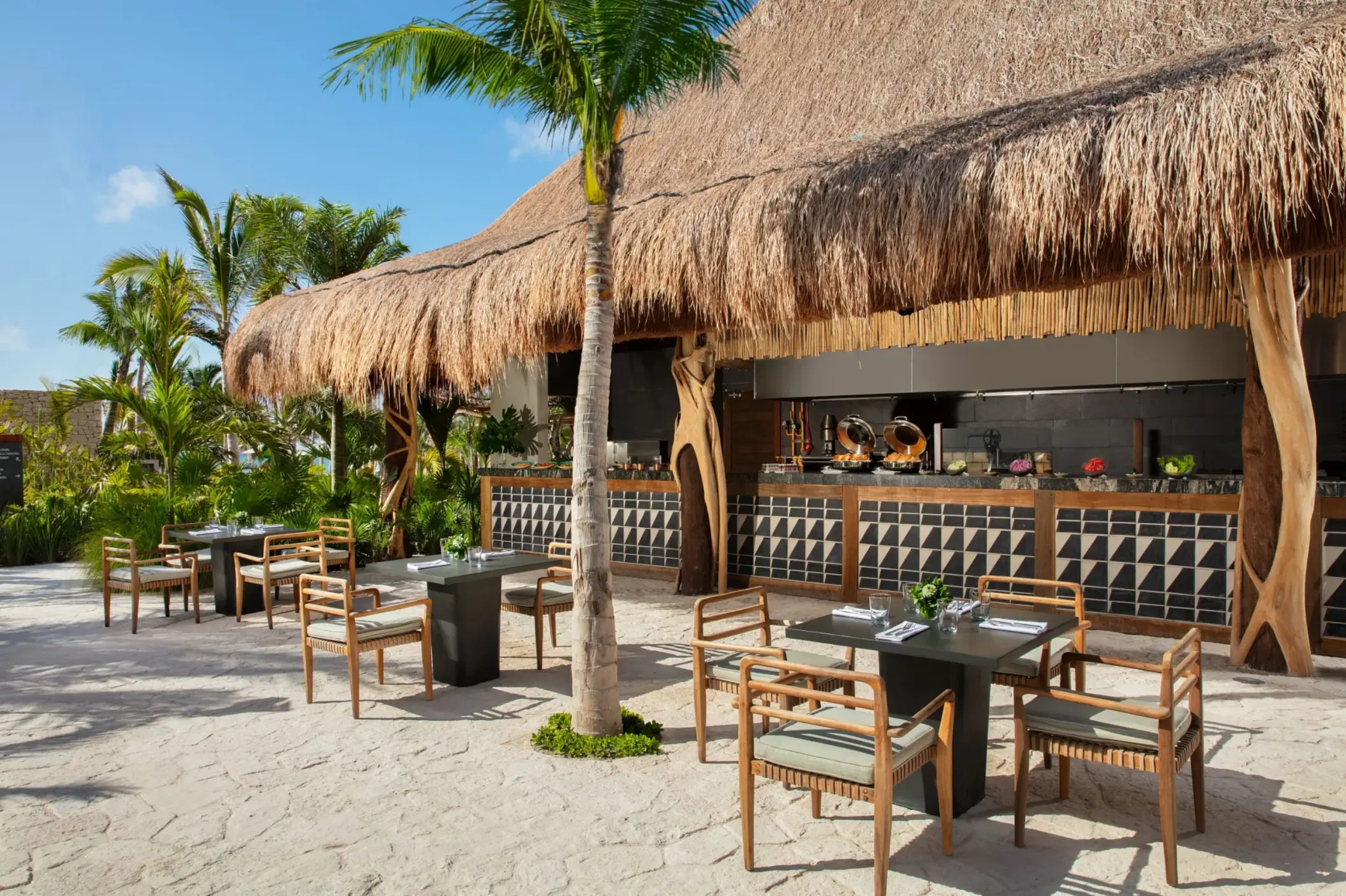 barefoot grill restaurant at Secrets Moxche Playa Del Carmen