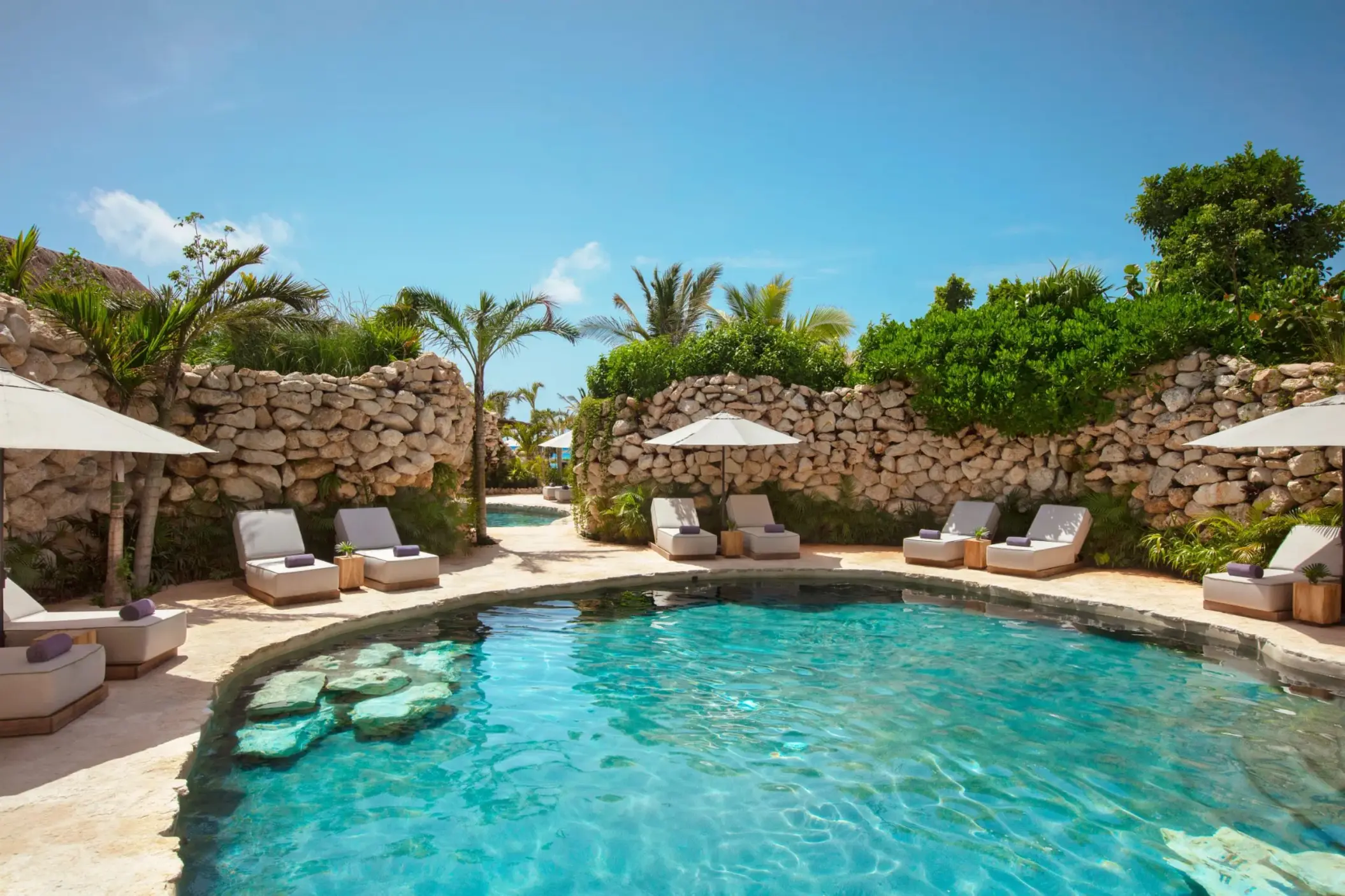 cenote pool at Secrets Moxche Playa Del Carmen