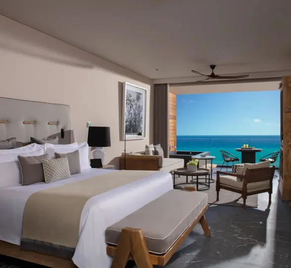 preferred club junior suite ocean front at Secrets Moxche Playa Del Carmen