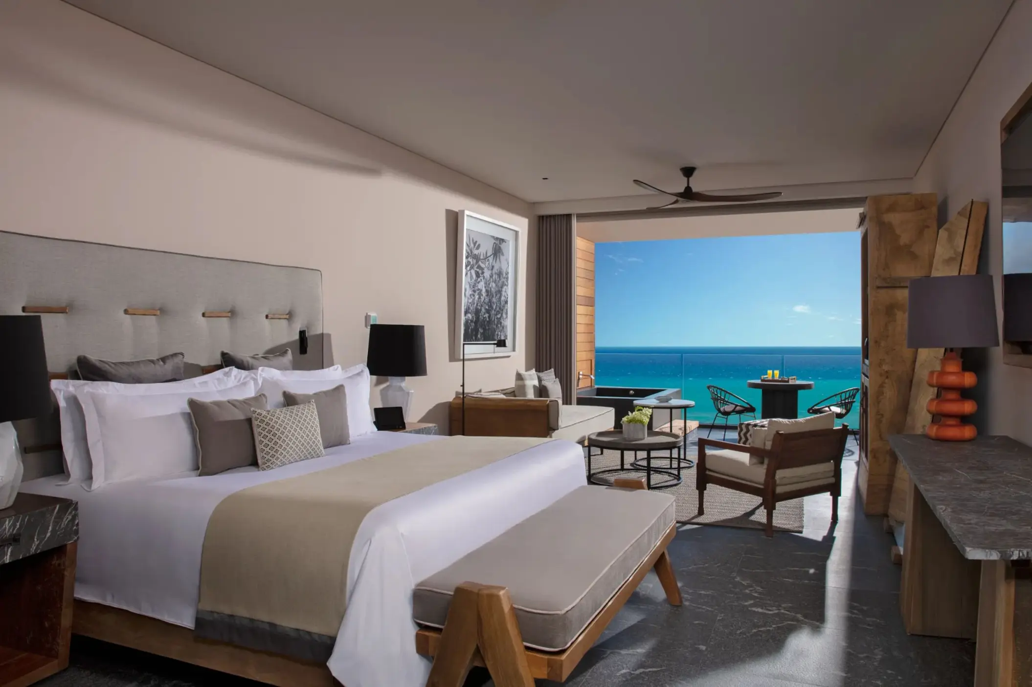preferred club junior suite ocean front at Secrets Moxche Playa Del Carmen
