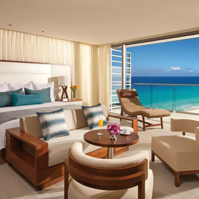 junior suite ocean view at Secrets The Vine Cancun