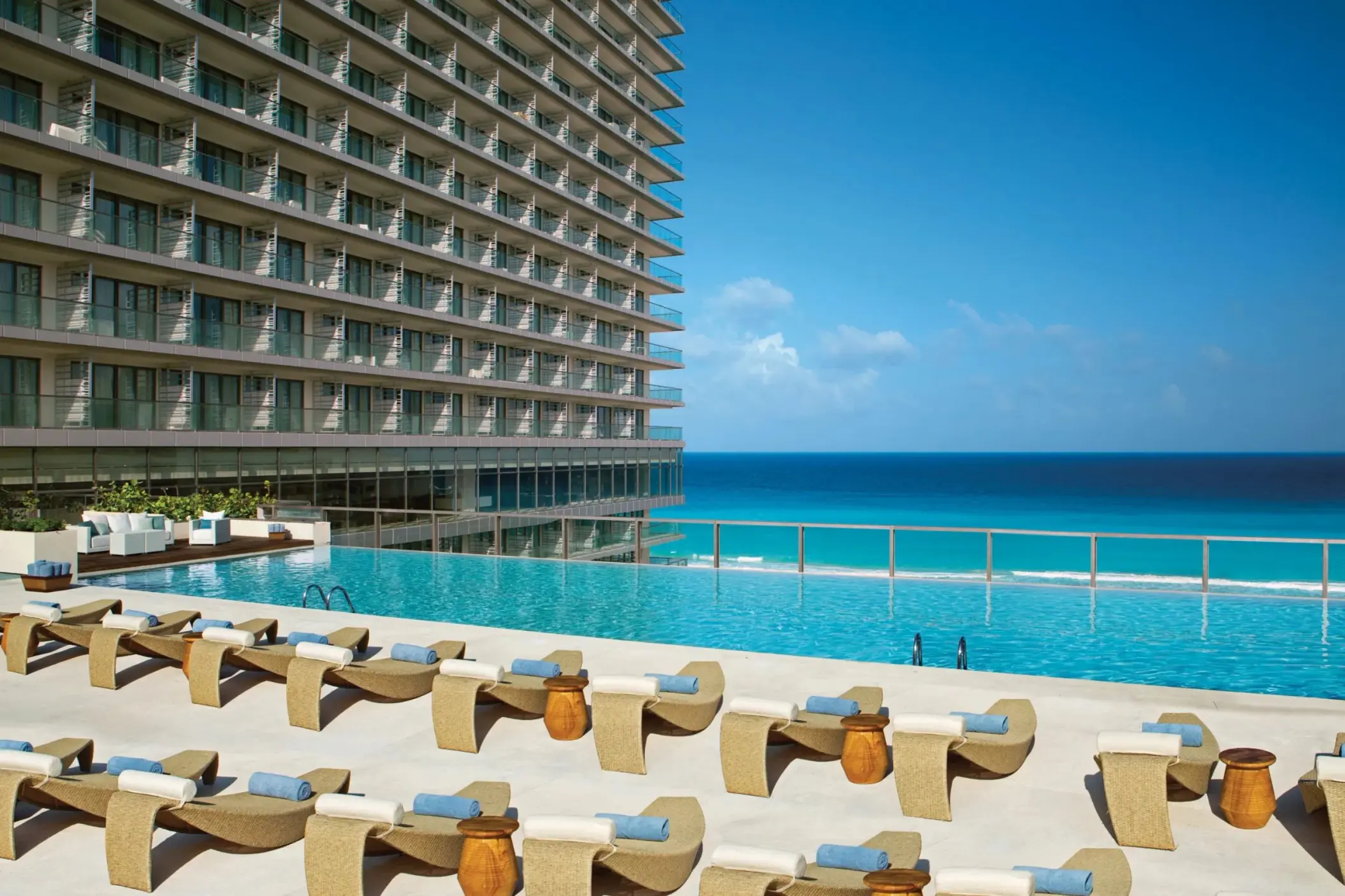 preferred club pool at Secrets The Vine Cancun