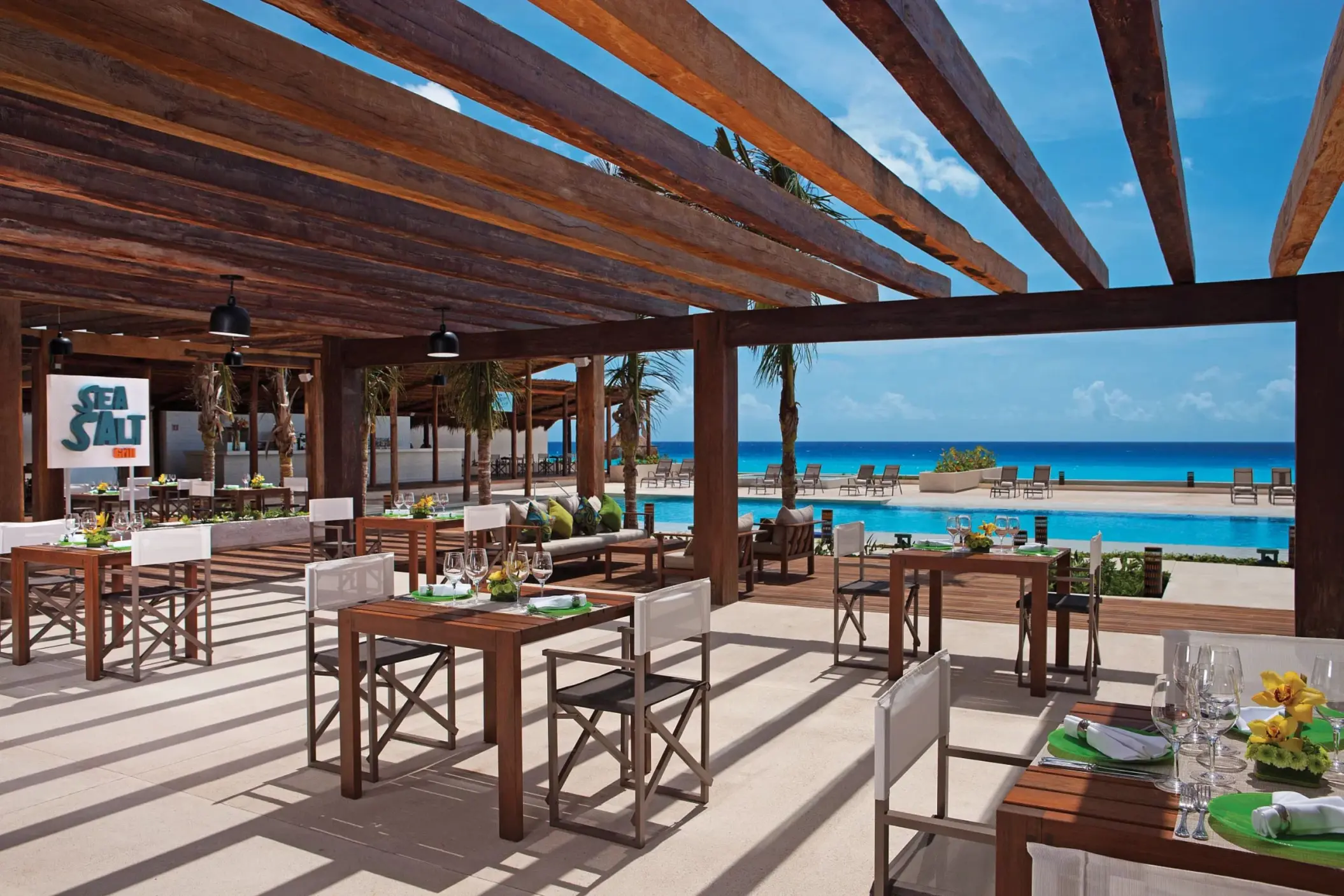 sea salt grill at Secrets The Vine Cancun