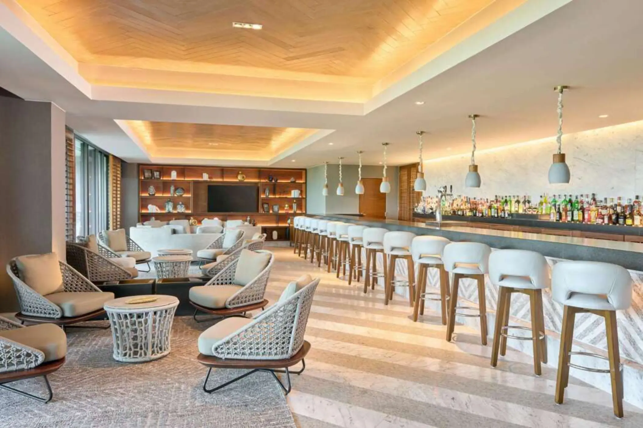 bar at SLS Playa Mujeres