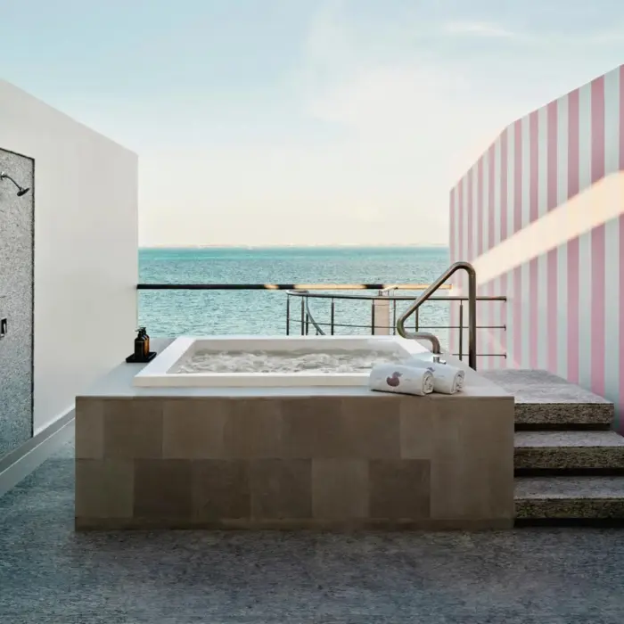 elite suite balcony at SLS Playa Mujeres