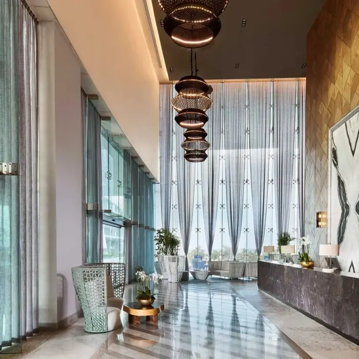 lobby at SLS Playa Mujeres