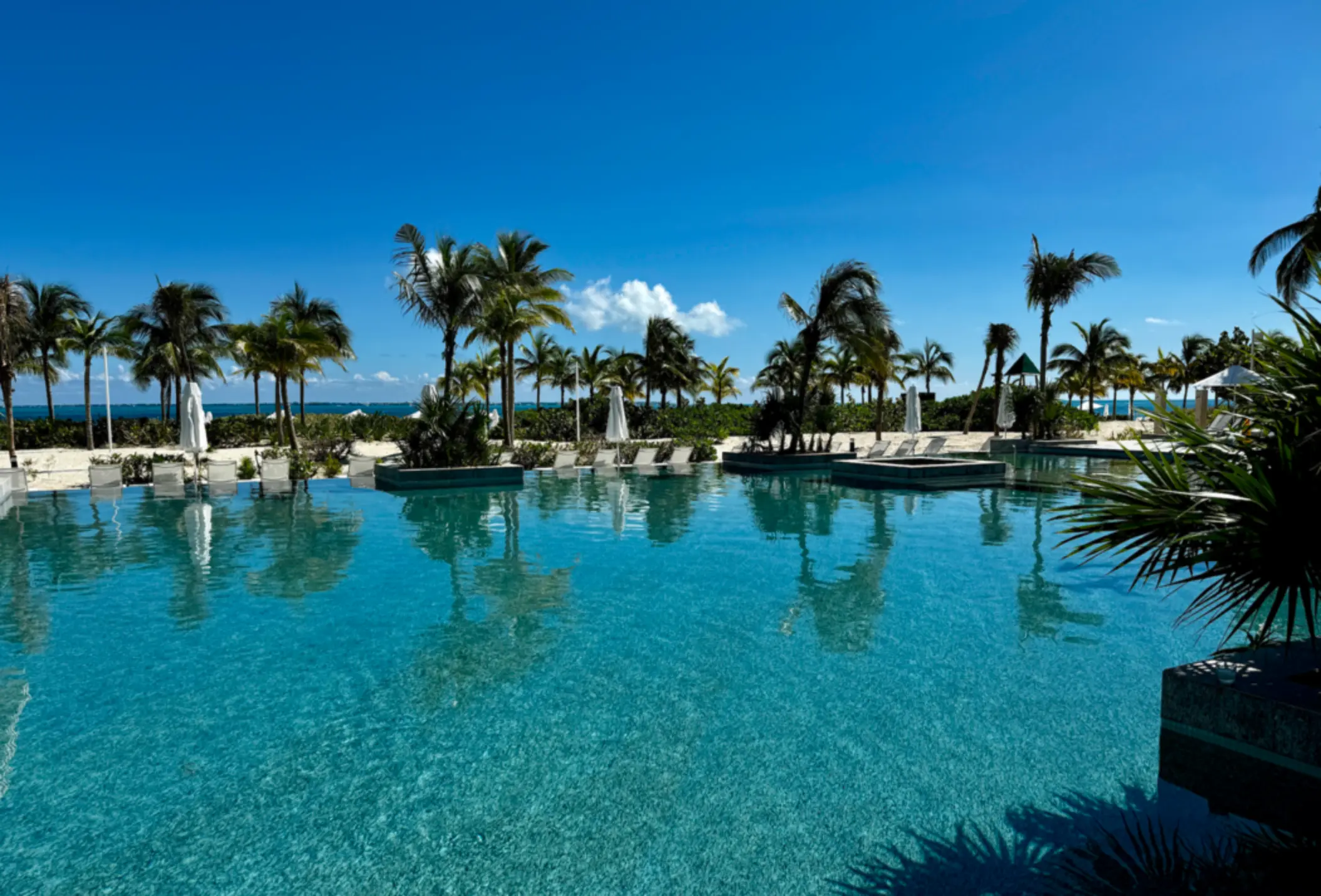 pool at SLS Playa Mujeres