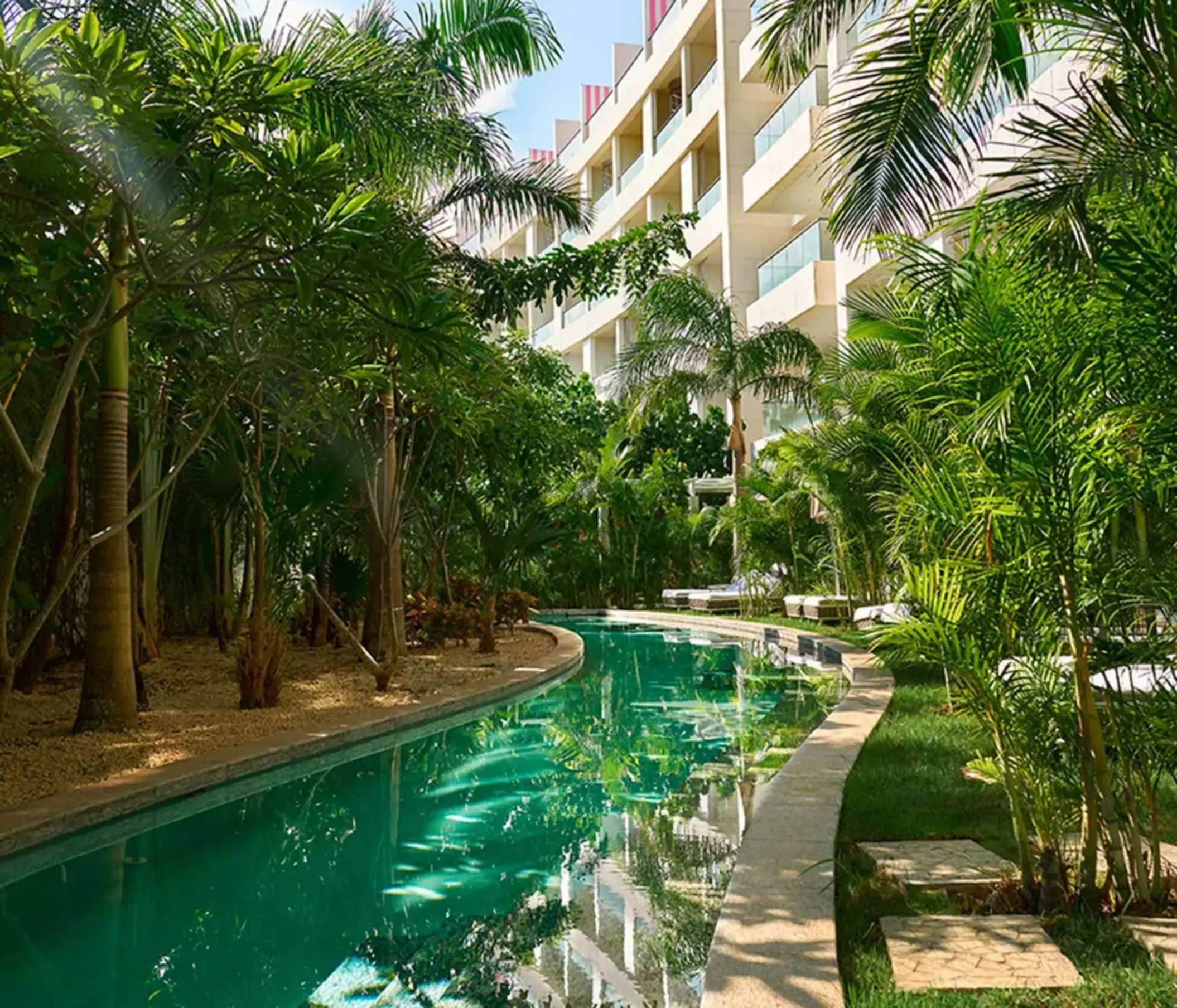 swim out suites at SLS Playa Mujeres