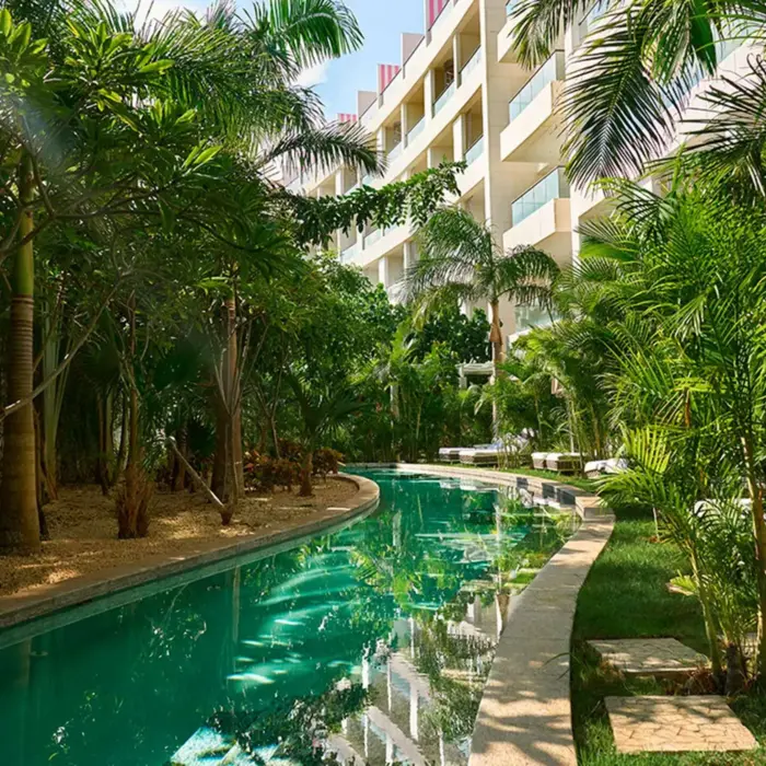swim out suites at SLS Playa Mujeres
