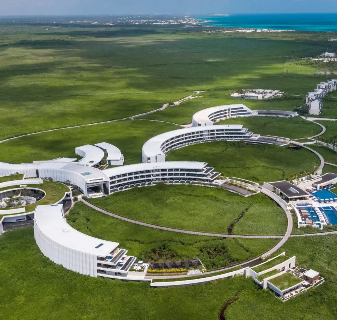 aerial view of St. Regis Kanai Resort Riviera Maya