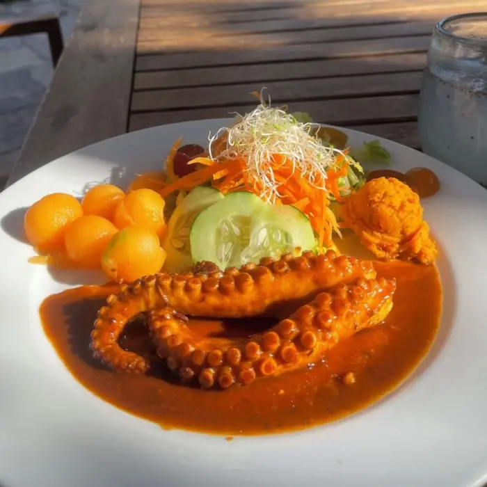delicious lunch at the on-site restaurant at suenos tulum