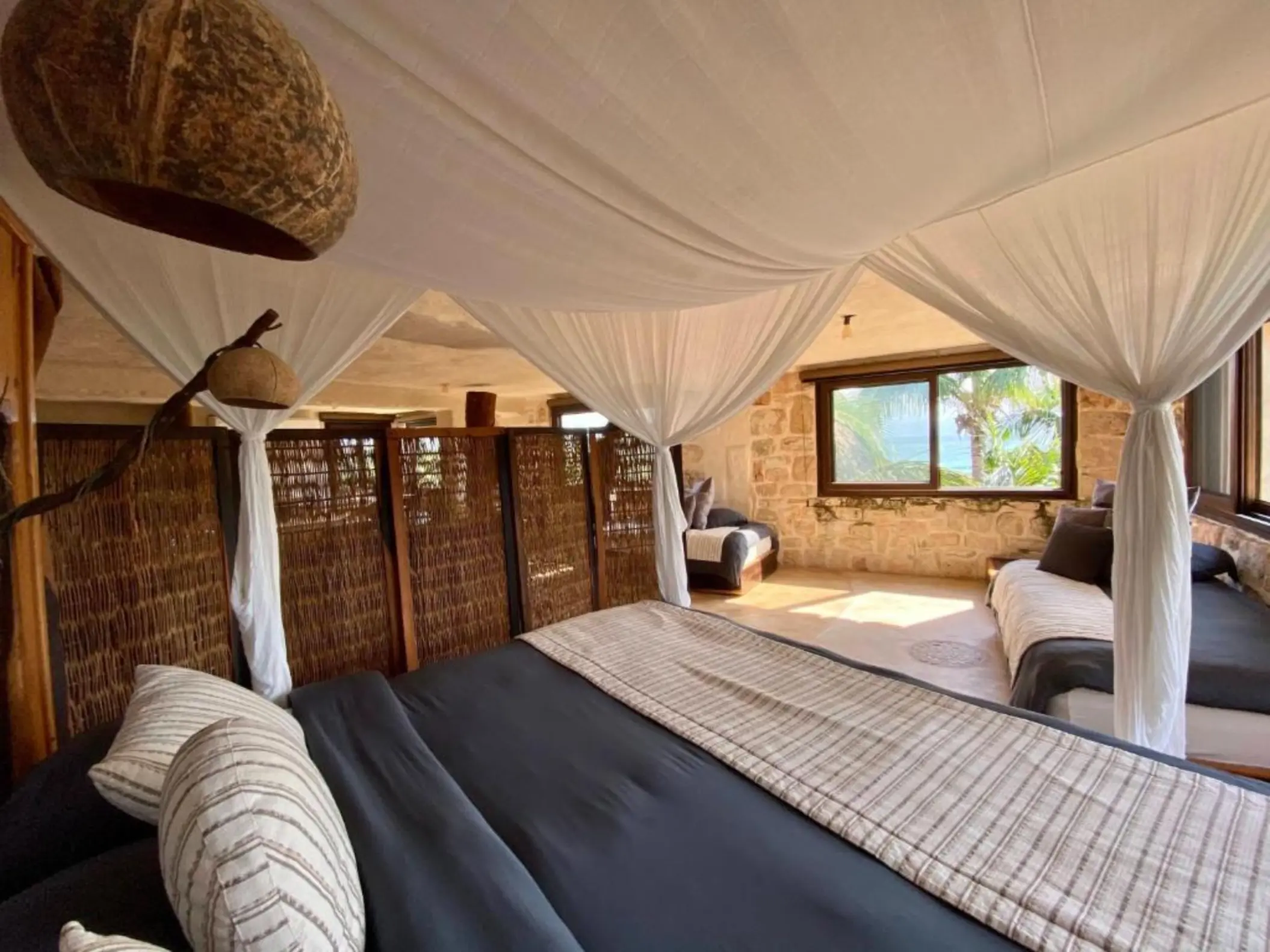 rustic suite at Suenos Tulum