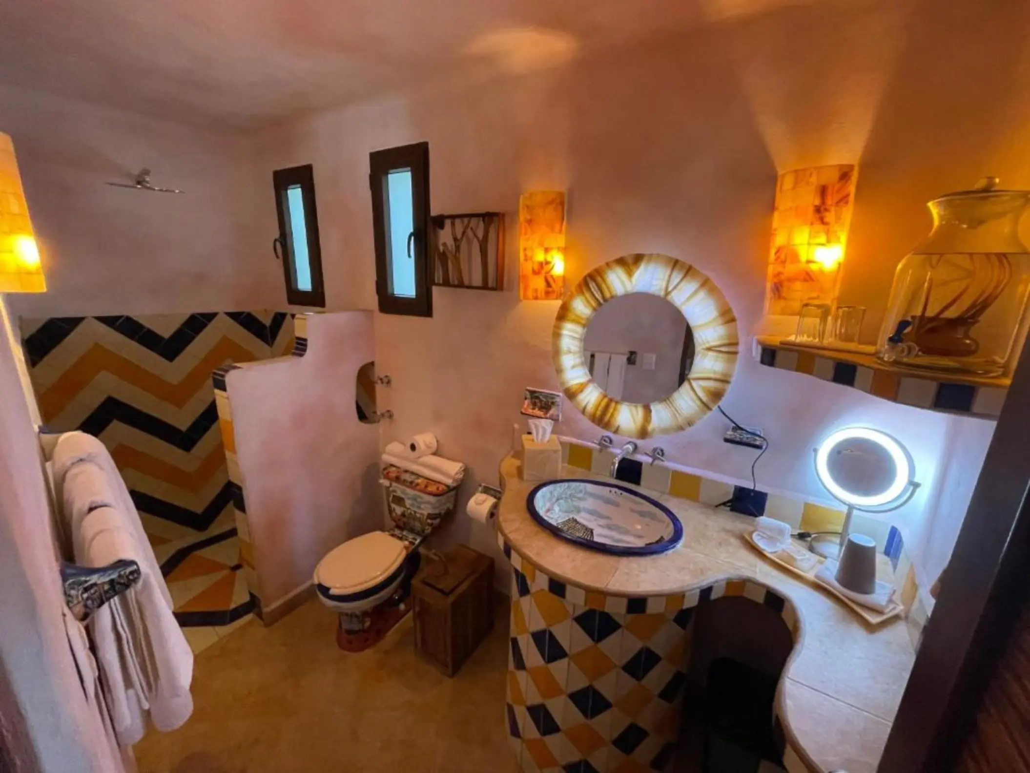 washroom of a suite at Suenos Tulum