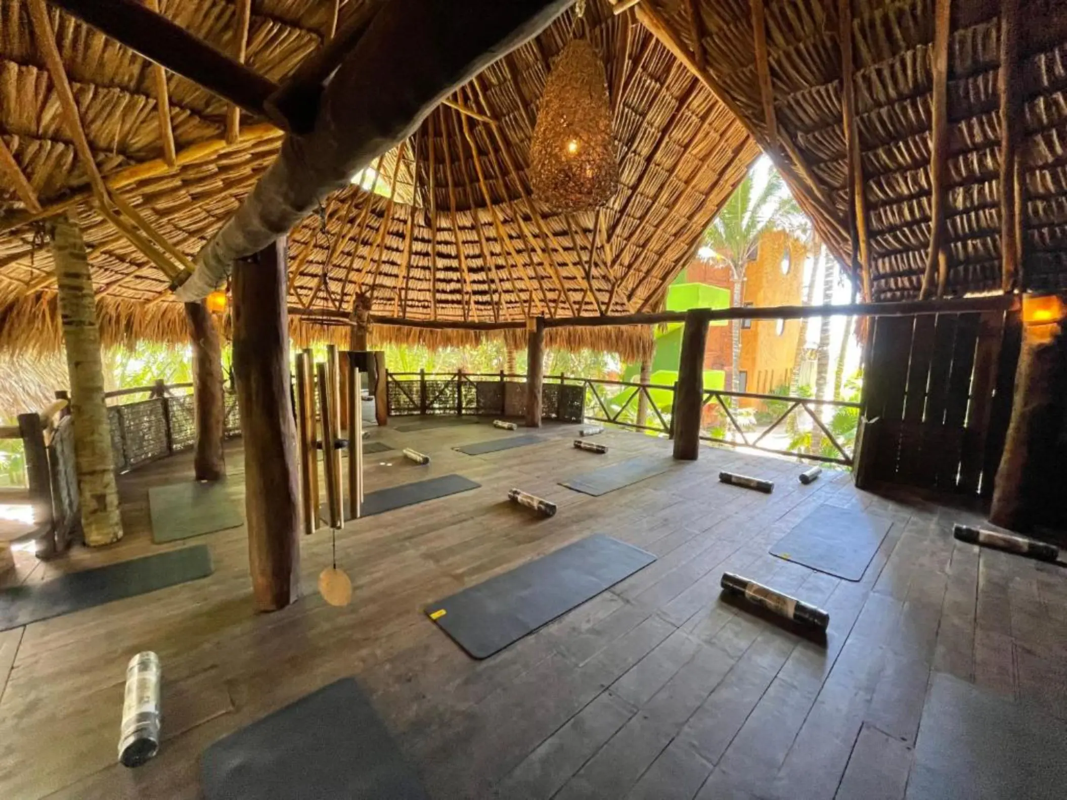 yoga class at Suenos Tulum