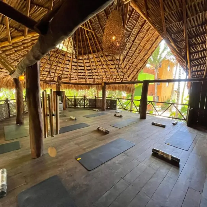 yoga class at Suenos Tulum
