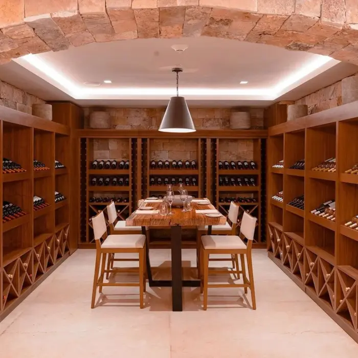 wine cellar at Sun Palace Cancun