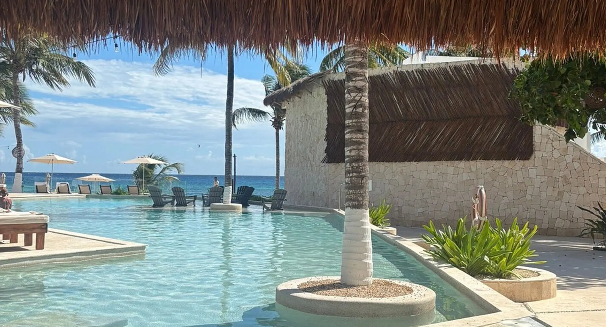 infinity pool at The Beachfront by The Fives
