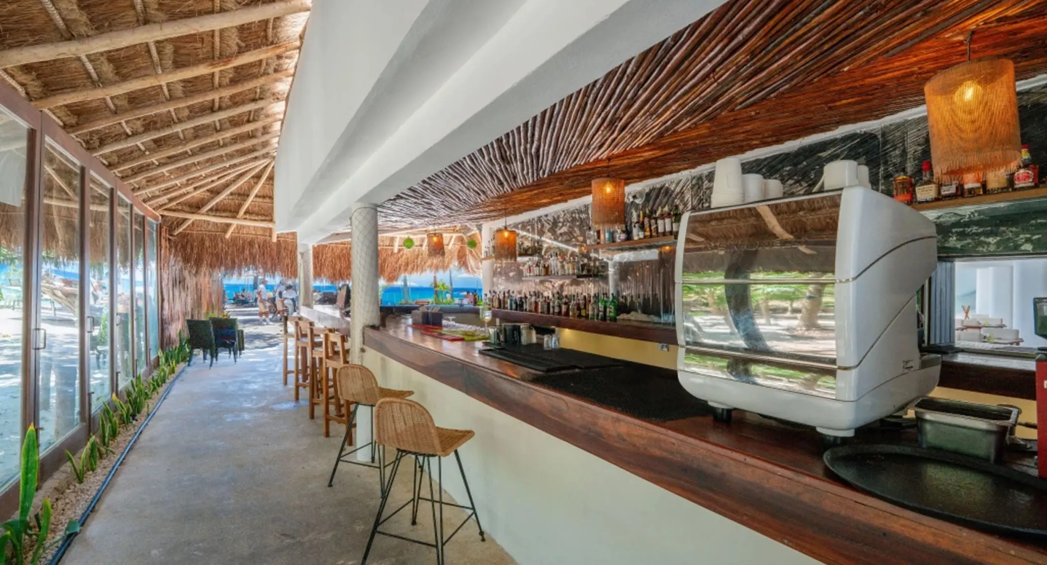 beachfront bar at The Beachfront by The Fives