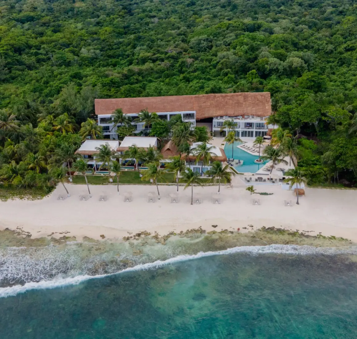 aerial view of The Beachfront by The Fives