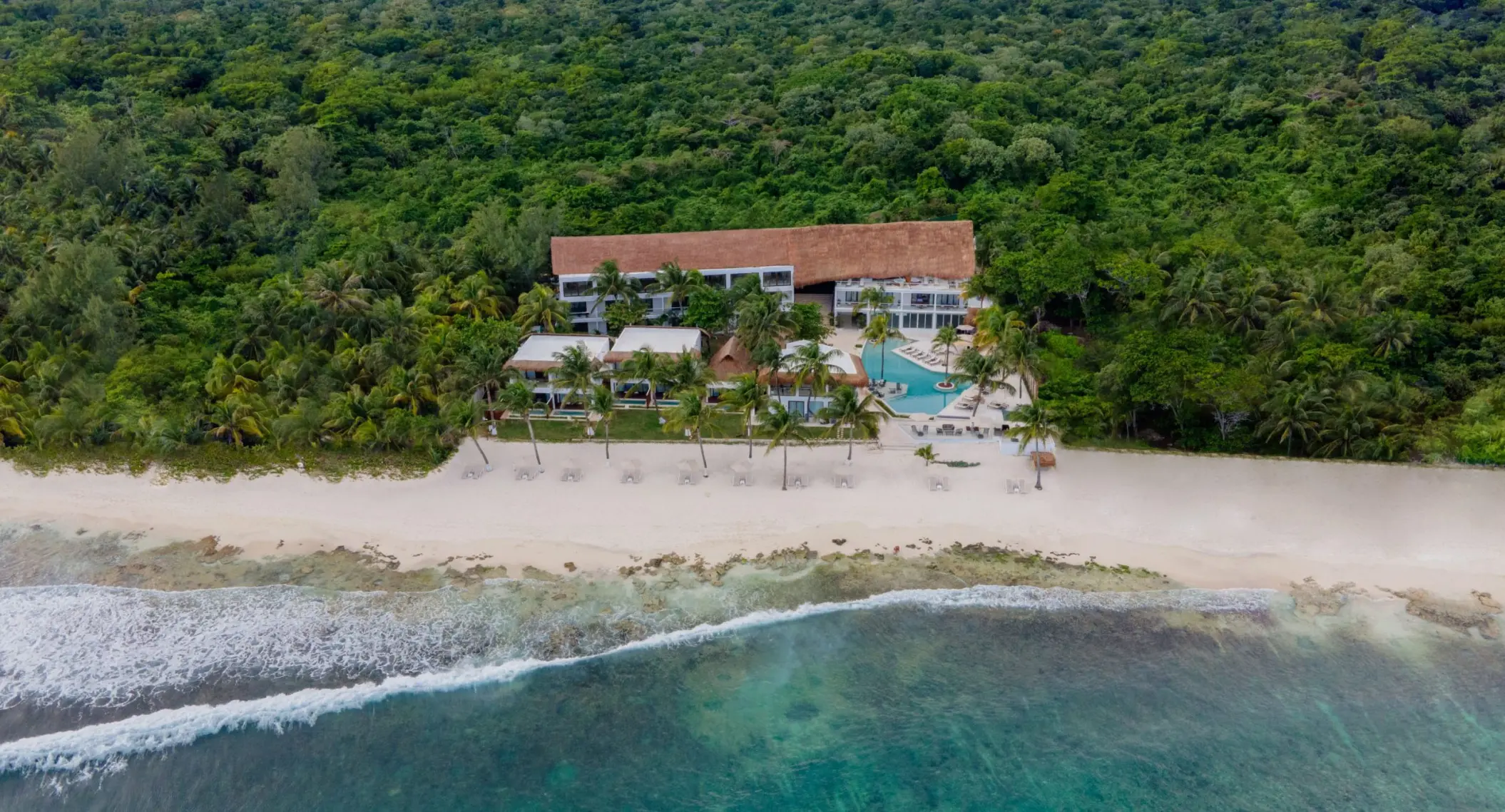 aerial view of The Beachfront by The Fives