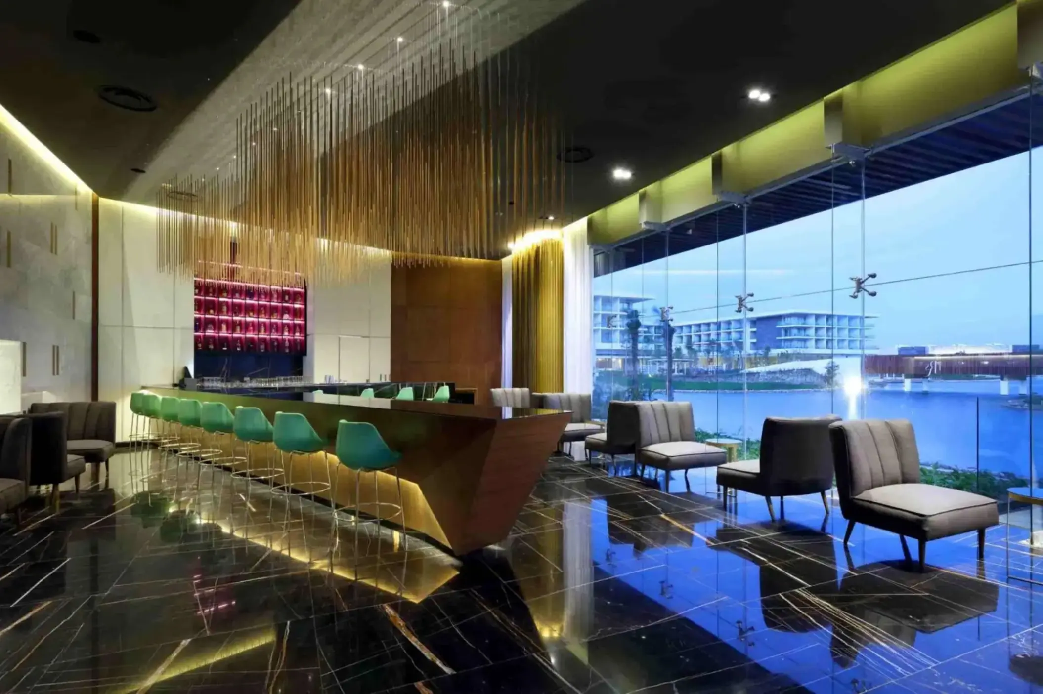 lobby bar at trs coral hotel