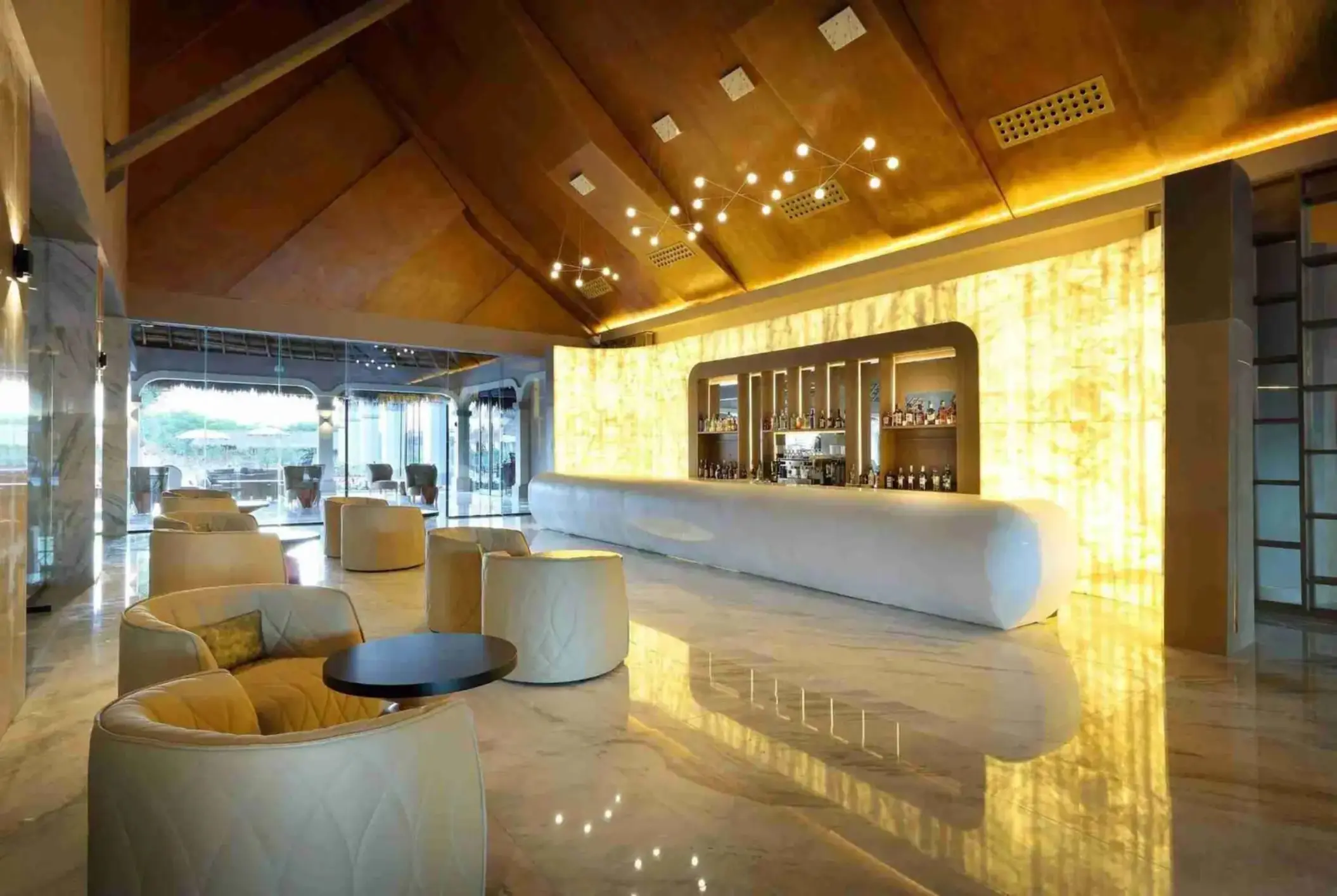 lobby bar at TRS Yucatan Hotel