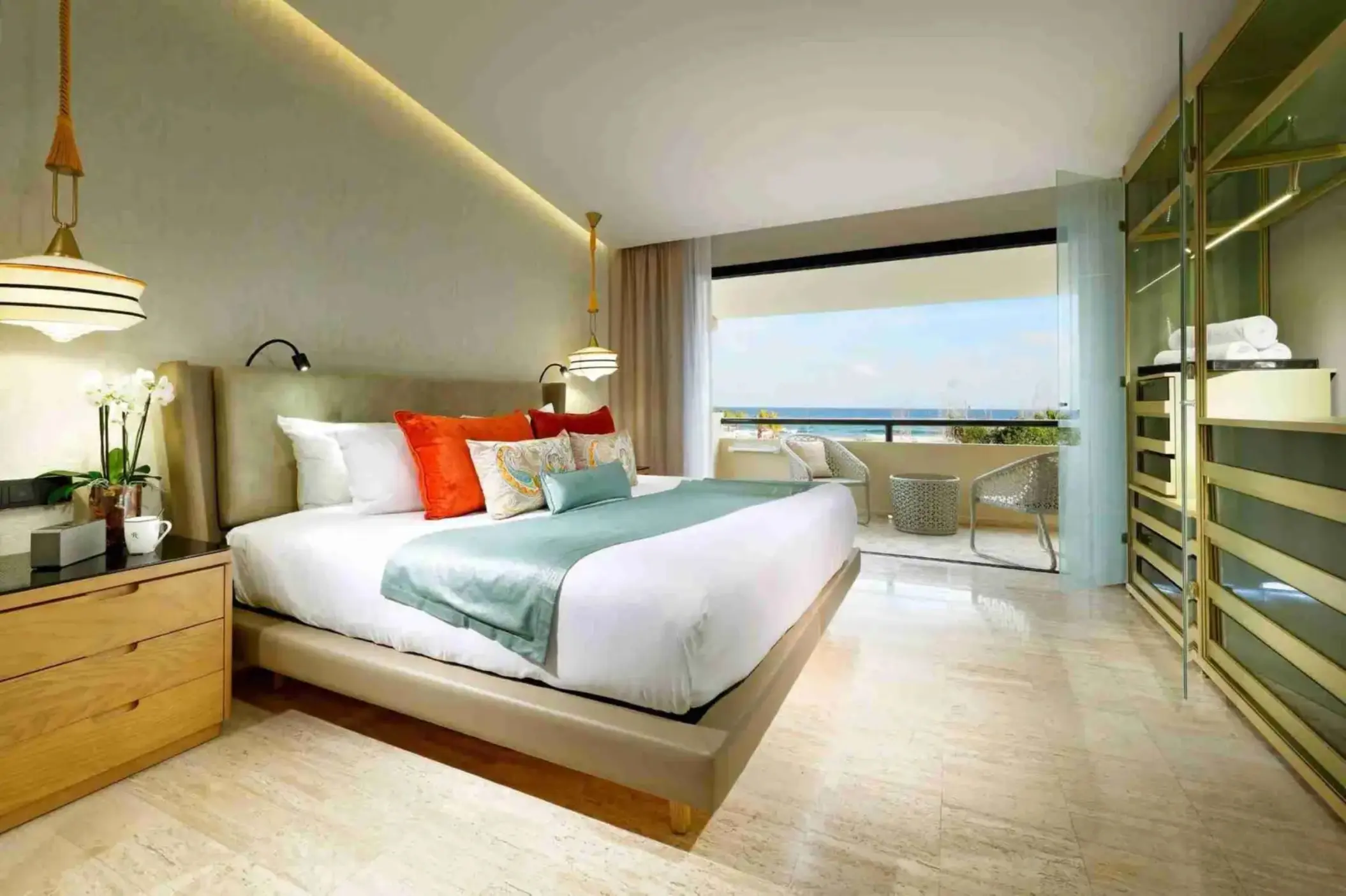 oceanview suite at TRS Yucatan Hotel
