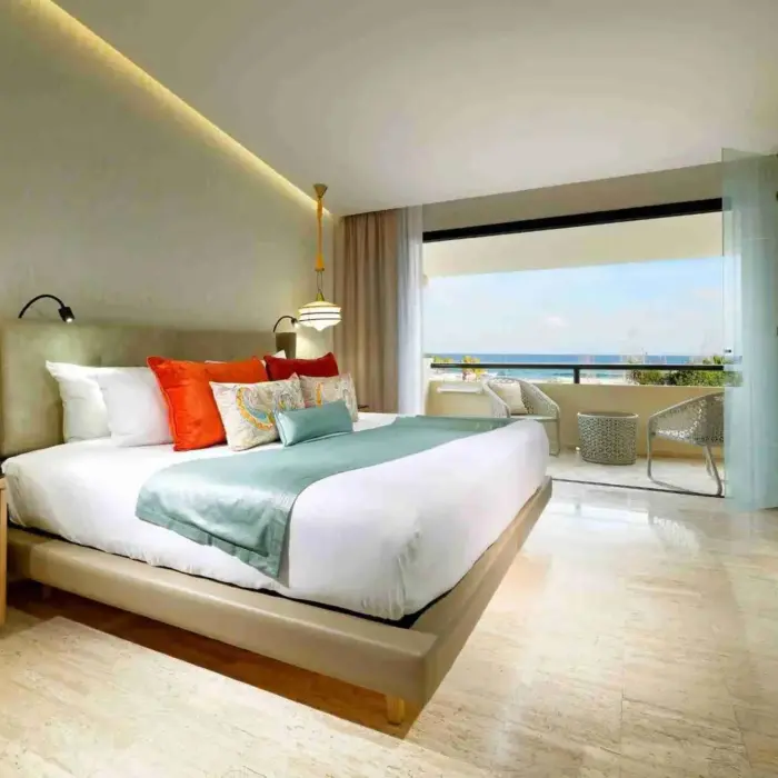 oceanview suite at TRS Yucatan Hotel
