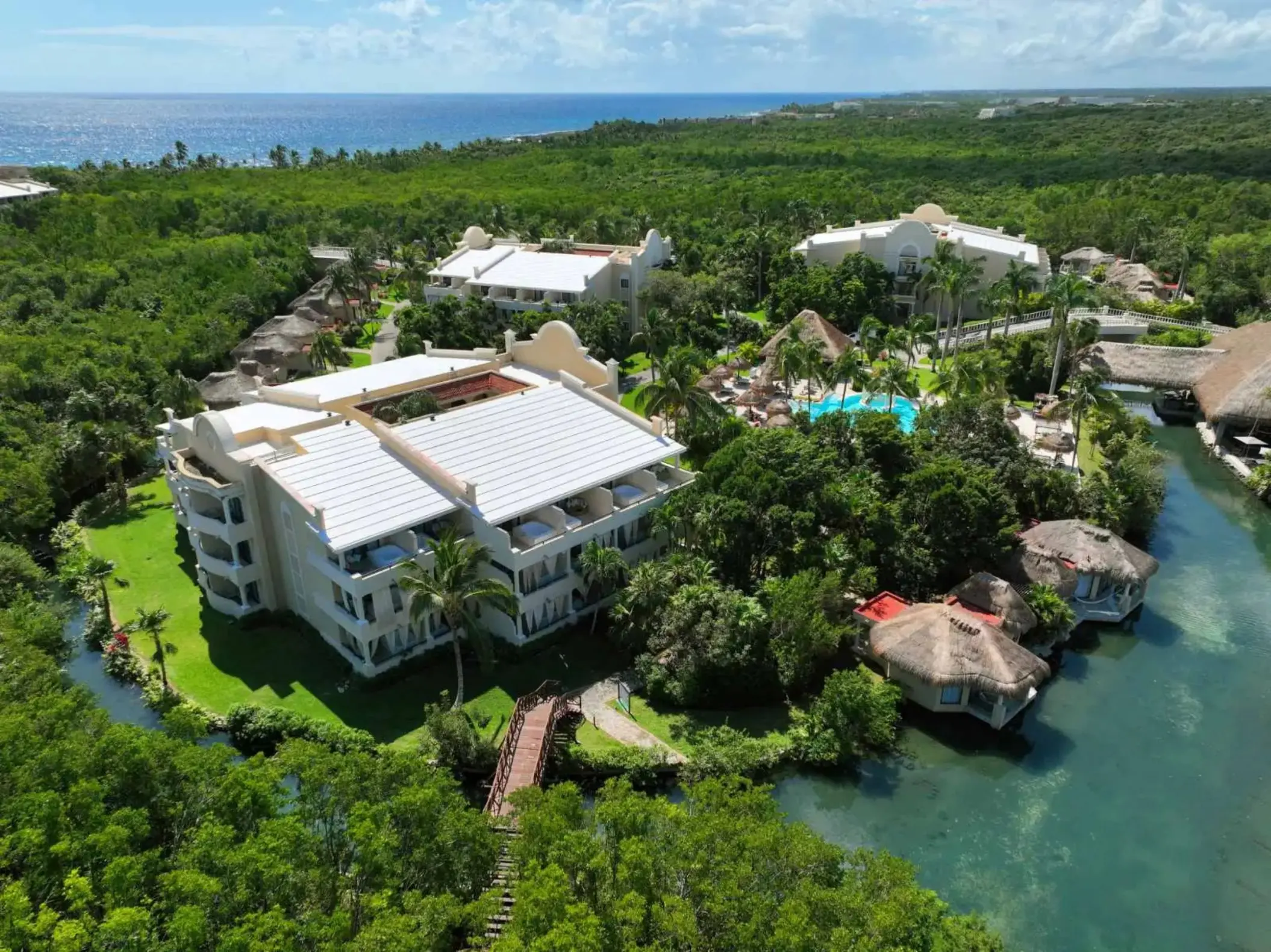 aerial view of trs yucatan hotel