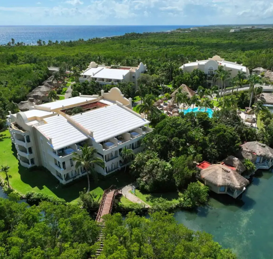 aerial view of trs yucatan hotel