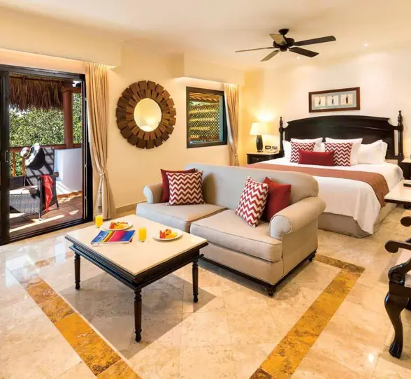 deluxe junior suite at Valentin Imperial Riviera Maya